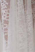Haime Lace Hankie Midi Skirt - Ivory