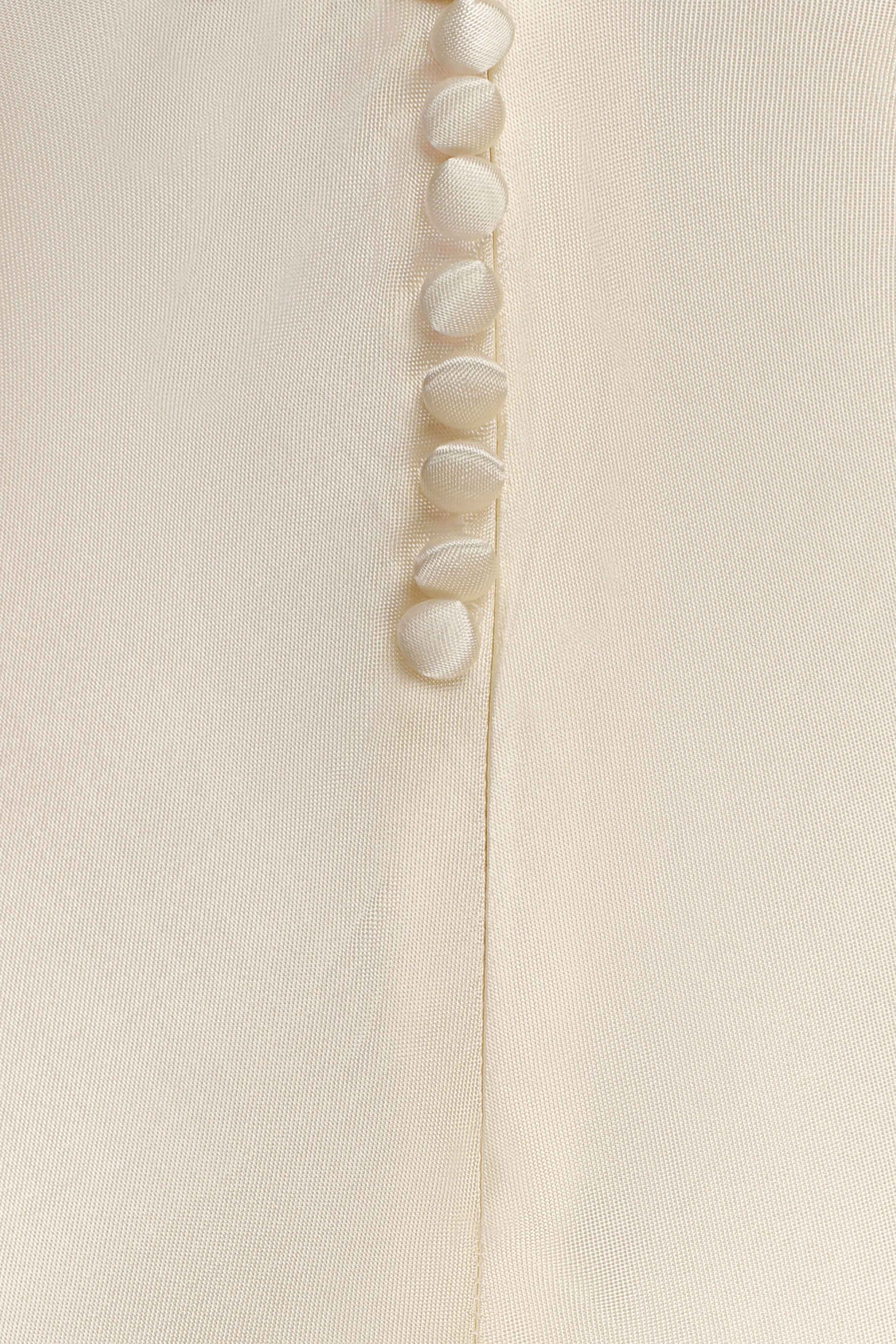 Esther Iridescent Satin Cowl Maxi Dress - Lemon Sorbet