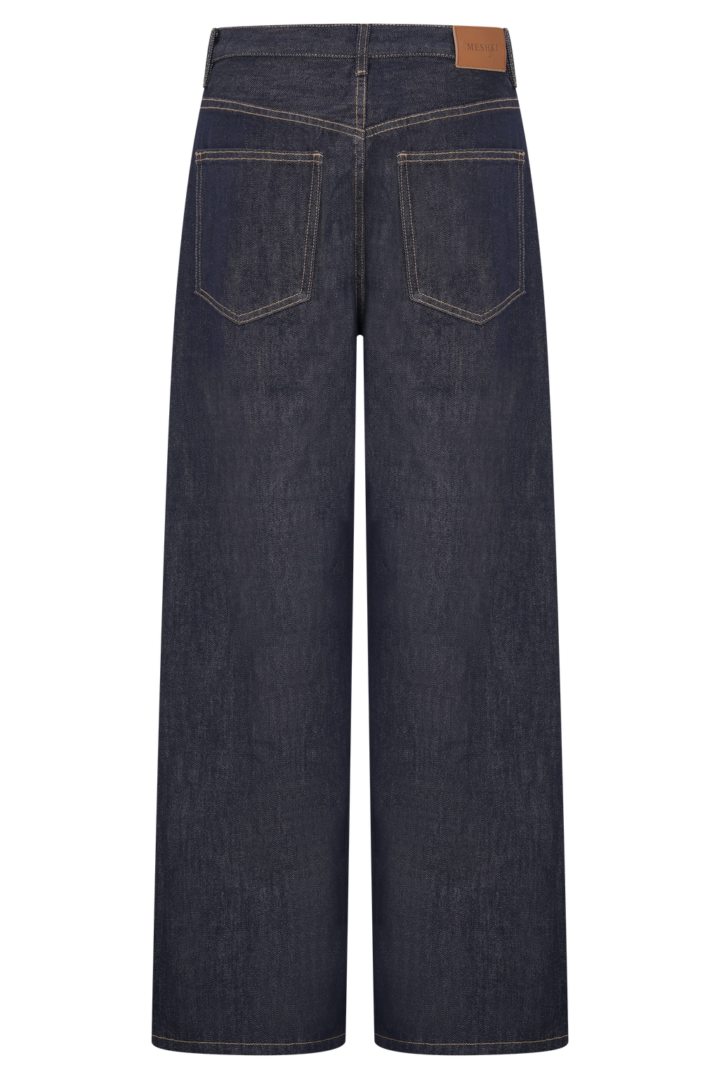 Mannon Mid Rise Denim Jeans - Washed Indigo Blue